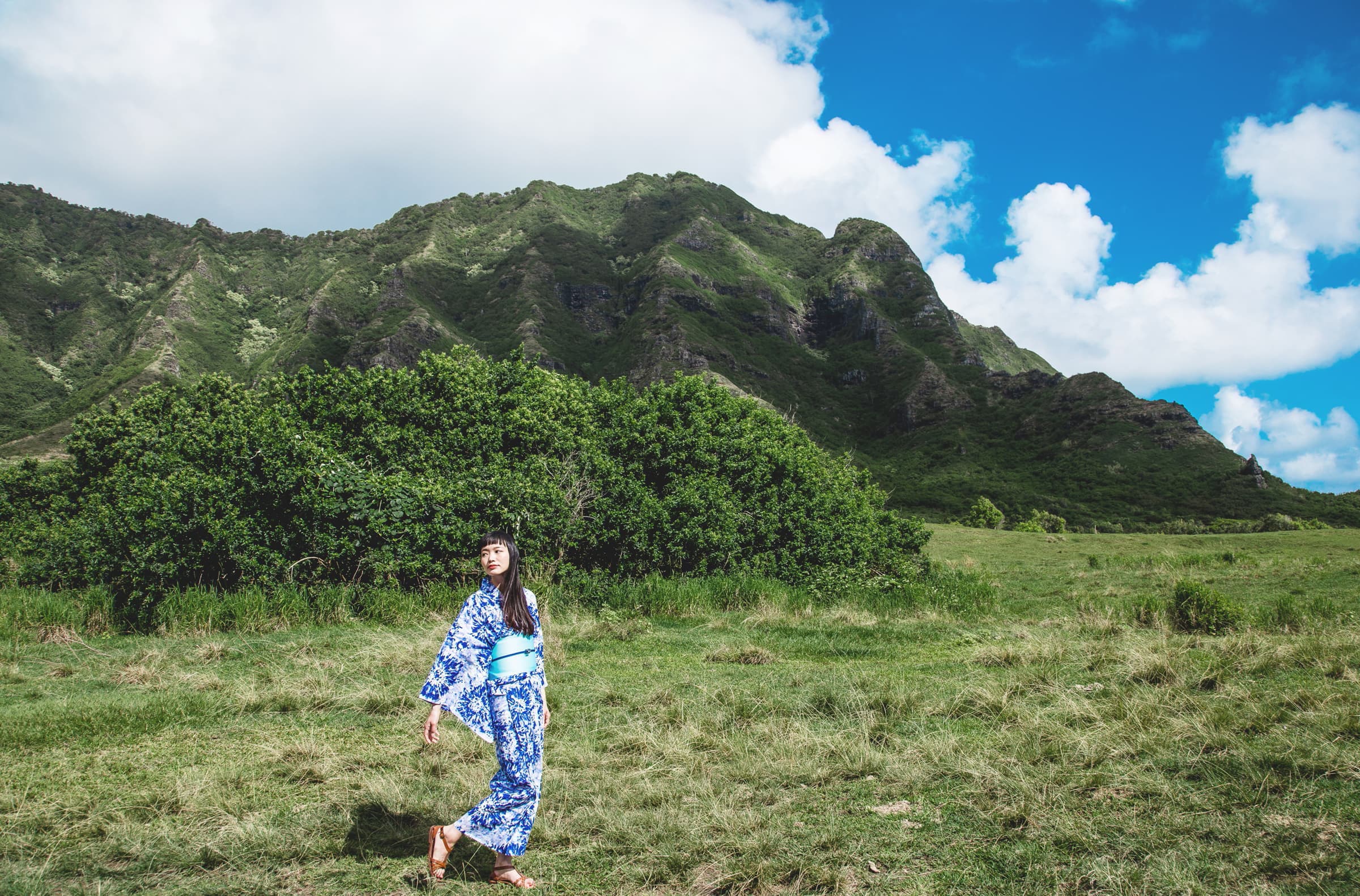 bokuranoyume Yukata Walk in Hawaii 2017